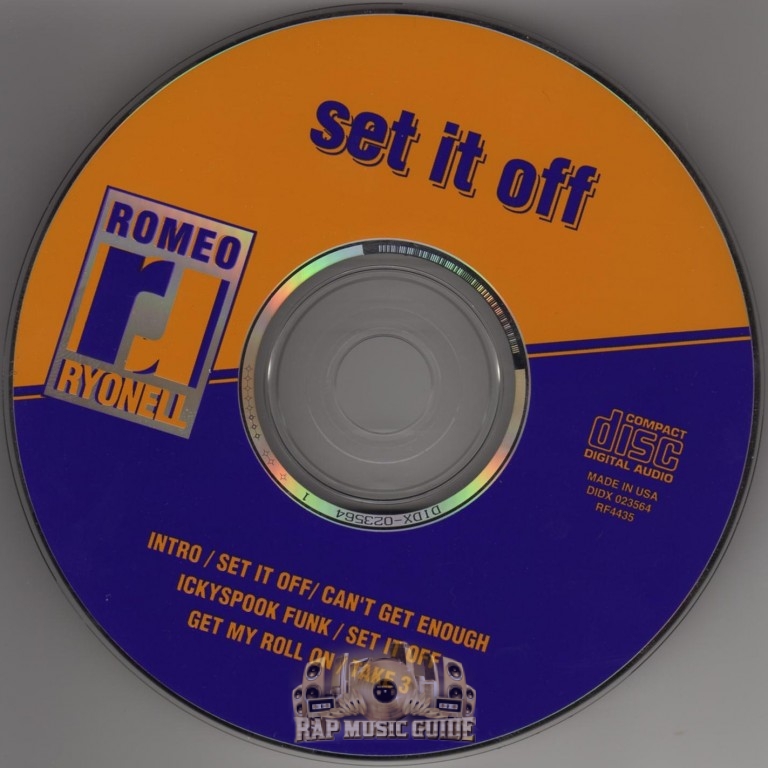 洋楽 Romeo Ryonell Set It Off g rap Romeo Ryonell - Set It Off: CD | Rap Music Guide